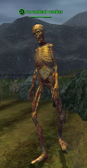 An undead worker (Thundering Steppes)