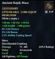Ancient Kejek Mace