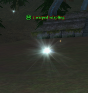 A warped wispling