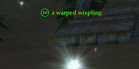 A warped wispling
