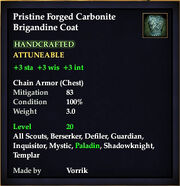 Carbonite Brigandine Coat
