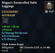 Magus's Ensorcelled Satin Leggings
