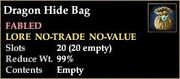 Dragon Hide Bag
