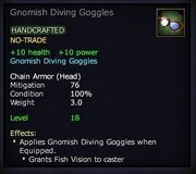 Gnomish Diving Goggles