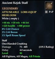 Ancient Kejek Staff