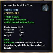Arcane Boots of the Tree