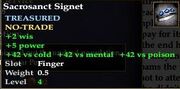 Sacrosanct Signet
