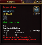 Tempered Axe