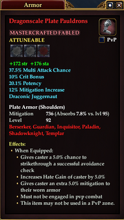 Dragonscale Plate Pauldrons