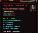 Dragonscale Plate Pauldrons