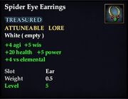 Spider Eye Earrings