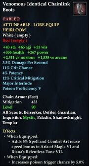 Venomous Identical Chainlink Boots