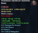 Venomous Identical Chainlink Boots