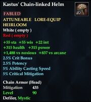 Kastus' Chain-linked Helm