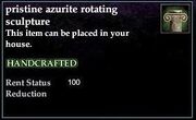 Azurite Rotating Sculpture