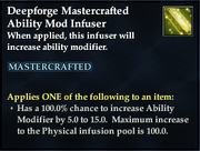 Deepforge Mastercrafted Ability Mod Infuser