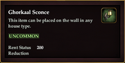 Ghorkaal Sconce