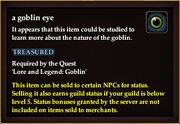 A goblin eye