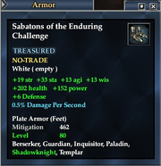 Sabatons of the Enduring Challenge