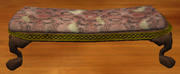 Red damask bench (Visible)