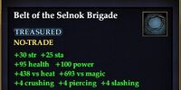 Belt of the Selnok Brigade