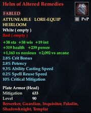 Helm of Altered Remedies