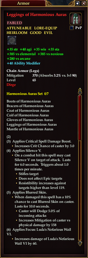 Leggings of Harmonious Auras