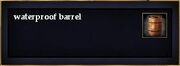 Waterproof barrel