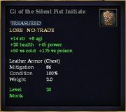Gi of the Silent Fist Initiate