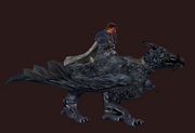 Glacia, Dark Gryphon (equipped)