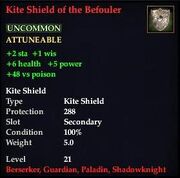 Kite Shield of the Befouler