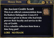 Ancient Grobb Scroll