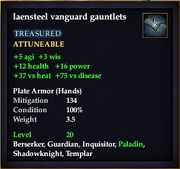 Laensteel vanguard gauntlets