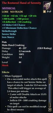 The Restored Hand of Serenity