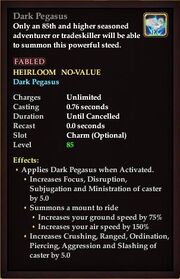 Dark Pegasus Stats