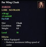 Fae Wing Cloak