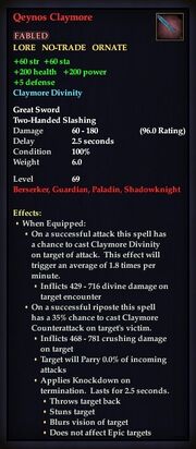 Qeynos Claymore (Weapon)