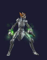 Ivy-Shrouded Club and Orb of Tunare (Equipped)