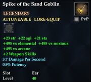 Spike of the Sand Goblin