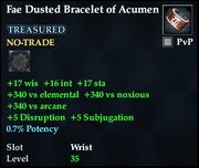 Fae Dusted Bracelet of Acumen