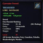 Garwater Sword