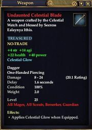 Undaunted Celestial Blade