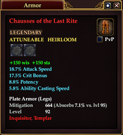 Chausses of the Last Rite