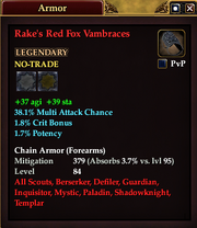 Rake's Red Fox Vambraces