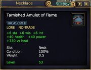 Tarn amulet flame