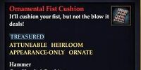 Ornamental Fist Cushion
