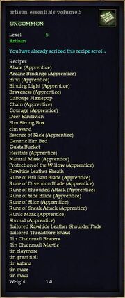 Artisan essentials volume 5