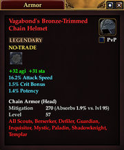 Vagabond's Bronze-Trimmed Chain Helmet