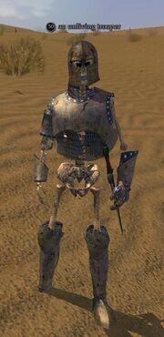 An unliving trooper