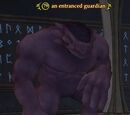 An entranced guardian